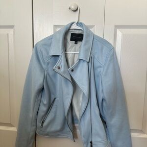 Banana Republic Light Blue suede Jacket